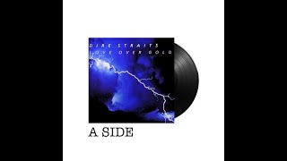 Dire Straits  Love Over Gold  A side vinyl recording 441kHz FLAC [upl. by Hosfmann443]