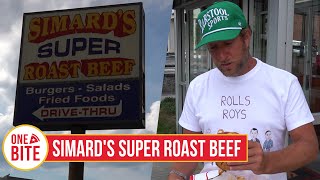 Barstool Beef Review  Simards Super Roast Beef Wilmington MA [upl. by Sansen]