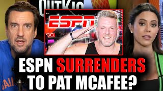 ESPN SURRENDERS To Pat McAfee Amid Controversy  Clay Travis  OutKick The Morning w Charly Arnolt [upl. by Lehar]