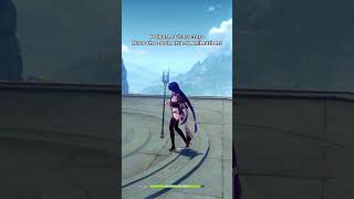 Polearm Characters Have Unique Attack Animations  Genshin Impact [upl. by Anaujal]