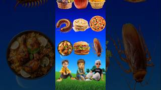 Eating  frog rasgolla panir biriyani berger atc 😋 VFX Magical Video shorts shortsfeed [upl. by Eirret]