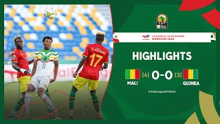 Mali 🆚 Guinea  Highlights  TotalEnergiesAFCONU23  3rd place [upl. by Ronalda]