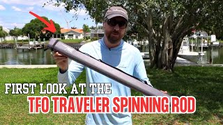 Traveling Light To Catch BIG Fish TFO Traveler Spinning Rod [upl. by Conyers830]