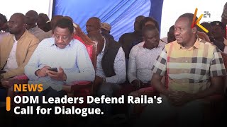 Raila shouldn’t be condemned for supporting the call for dialogue – ODM leaders [upl. by Aldous416]