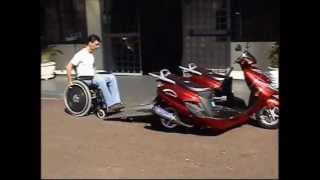 Road Chariot City Wheelchair Motorcycle for Disabled [upl. by Pascia778]