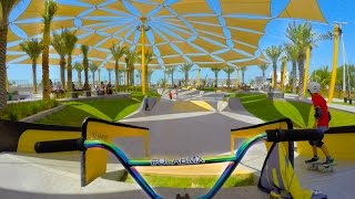 BMX RIDING AT DUBAIS BEST SKATEPARK [upl. by Arres]