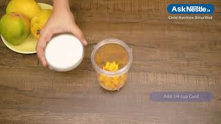 Mango Chia Seeds Smoothie Recipes  Healthy Food Recipes For Kids  Ask Nestlé [upl. by Etnomed]