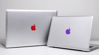 Turn Your MacBook Apple Logo Into Any Colour  Custom Glowing Apple Logo [upl. by Lowrance]