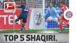 Xherdan Shaqiri  Top 5 Goals [upl. by Adnilem]