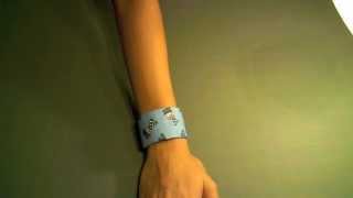 How to Make a Fabric Cuff Bracelet [upl. by Nytsua]