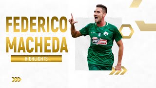 FEDERICO MACHEDA  STRIKER  PANATHINAIKOS  GR  2021 [upl. by Atcele]