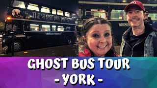 Ghost Bus Tour  York  ComedyHorror Sightseeing Tours  October 2020 [upl. by Yelssew]