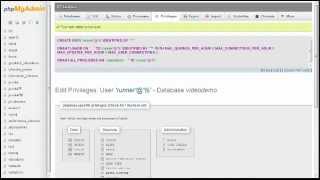 Joomla 25 Tutorial  Lesson 7  Database  phpMyAdmin [upl. by Siouxie]