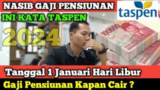 Tanggal 1 Januari Hari Libur Gaji Pensiunan PNS Kapan Cair [upl. by Ursas]