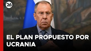 Para Rusia el plan propuesto por Ucrania es quotinútilquot [upl. by Ylsew]