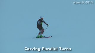 Ski Lesson  the Basics of Parallel Skiing in less than 2 minutes [upl. by Bbor506]