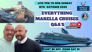 EVERYTHING MARELLA CRUISES LIVE QampSS [upl. by Tingey]