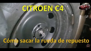 El Truco Secreto para Sacar la Rueda de Repuesto en un Citroën C4 ¡2 Minutos [upl. by Edyaj]