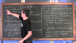 Limits at Infinity Rational Irrational and Trig Functions Calculus 1 AB READ DESCRIPTION [upl. by Hershel]