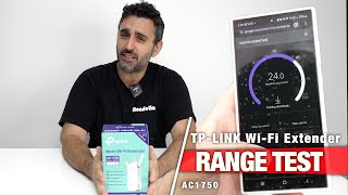 TPLink AC1750 WiFi Extender  RANGE TEST and REVIEW [upl. by Woodcock]