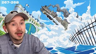 Strawhats Arrive At Enies Lobby On A Flying Rocketman  One Piece Reaction Episodes 267268 [upl. by Nyleve604]