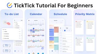 TickTick Tutorial For Beginners  Quick Start Guide [upl. by Pasho]