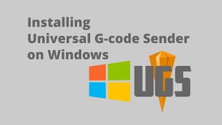 How to install Universal Gcode Sender on Windows [upl. by Alcott]