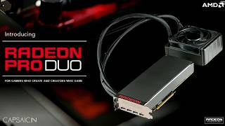 Новинка от AMD Обзор на русском AMD Radeon Pro Duo Тесты в 3DMark тест видеокарты [upl. by Aip]