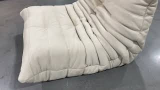 Liveaction video of the Light Gray Microsuede Togo sofa [upl. by Kristina]