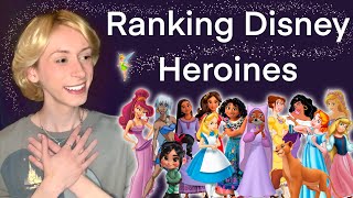 RANKING DISNEY HEROINES 🏺💫🧚🏻‍♀️ with Nicky Marra [upl. by Yahsan734]