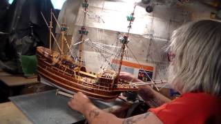 Billing Boats Spanish Galleon ISABELLA Spring build Video 18 [upl. by Rehtnug576]