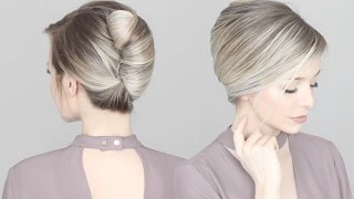 HOW TO French Twist Updo Hair Tutorial [upl. by Donelle]