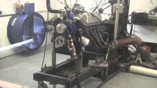 Ford 351 Cleveland 393 stroker on dyno  440HP [upl. by Bock]