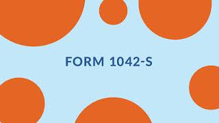 The Deadline To File Form 1042S [upl. by Neelrahc]