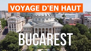 Bucarest vue du ciel  Vidéo drone en 4k  Roumanie ville de Bucarest depuis les airs [upl. by Fairlie27]