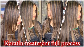 Full details process of Hair keratin treatmenttutorialstep by stepLuxlissgk keratinCadiveu2021 [upl. by Fletch680]