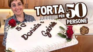 TORTA DA CERIMONIA PER 50 PERSONE Ricetta Facile  Fatto in Casa da Benedetta [upl. by Broeder]