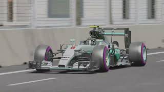 Nico Rosberg 2016 Baku Pole Lap assettocorsa f1 [upl. by Hguh]