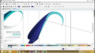 Simple Brochure Design In Coreldraw  Coreldraw Fever Studio [upl. by Aryamoy]