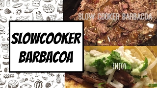 Easy Slow Cooker BARBACOA  Cook HACK [upl. by Nauqan]