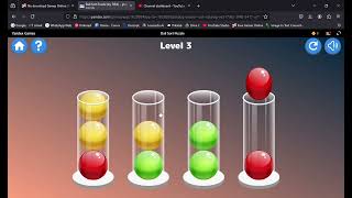 Ball Sort Puzzle  play online for free on Yandex Games [upl. by Basilius]