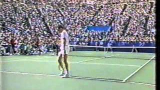 Slobodan Zivojinovic vs J McEnroe US Open 1987  0718 [upl. by Nicol]