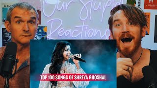 Top 100 Songs of Shreya Ghoshal  Hindi Songs  REACTION [upl. by Nrublim717]