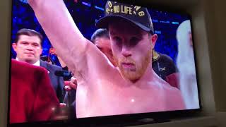 Saul Canelo Alvarez vs GGG 2 Best Reaction mejor celebracion [upl. by Bailie892]