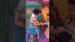 Meeting Mirabel at Disneyland shorts disney disneyland encanto [upl. by Gayla255]