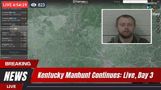 Manhunt for Kentucky I75 Shooter State Police Continue Search for Joseph A Couch  US Army in Area [upl. by Nauqed]