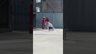 Fire extinguisher use  Foam type fire extinguisher use  Fire Training [upl. by Odrick134]