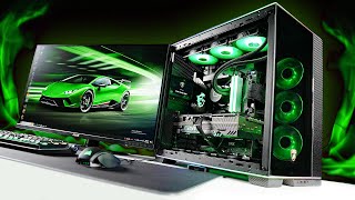 Building in the NEW Lian Li O11 Lamborghini Edition Case with XPG [upl. by Ysset]