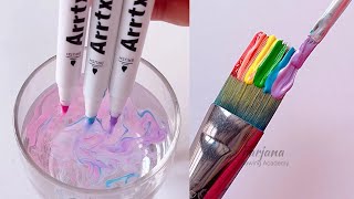 10 Best ART HACKS and PAINTING TECHNIQUES For Beginners  Easy Painting Technique  Painting [upl. by Asikal152]