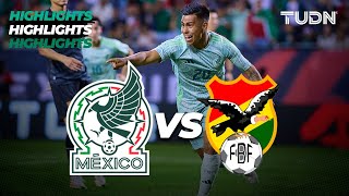 HIGHLIGHTS  México vs Bolivia  Amistoso Internacional  TUDN [upl. by Pasia620]